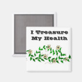 Aimant Je chéris ma santé (Recto/Verso)