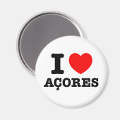 Aimant Je coeur Acores (Recto/Verso)