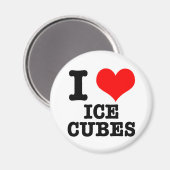AIMANT JE COEUR (AMOUR) CUBES GLACES (Recto/Verso)