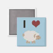 Aimant Je coeur (amour) Ewe (toi) (Recto/Verso)