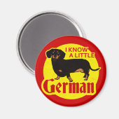 Aimant Je Connais Un Peu Allemand (Recto/Verso)