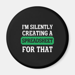 Aimant Je crée silencieusement une feuille de calcul pour