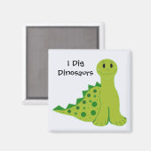Aimant Je creuse les dinosaures (Recto/Verso)
