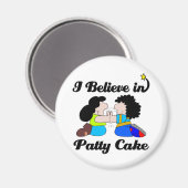 Aimant je crois au jeu de patty cake (Recto/Verso)