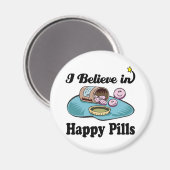 Aimant je crois aux pilules heureuses (Recto/Verso)