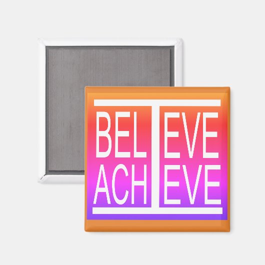 Aimant Je Crois, Je Réalise (Recto/Verso)