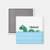 Aimant Je crois que Champ le Monstre du lac Champlain (Recto/Verso)