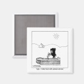 Aimant Je Déteste La Nourriture Avec Les Conservateurs (Recto/Verso)