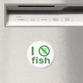 Aimant Je déteste le poisson (In Situ (Lave-vaisselle))