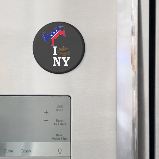 Aimant je déteste new york (In situ (réfrigérateur))