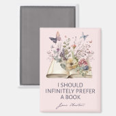 Aimant Je devrais infiniment préférer un livre II - Jane  (Recto/Verso)
