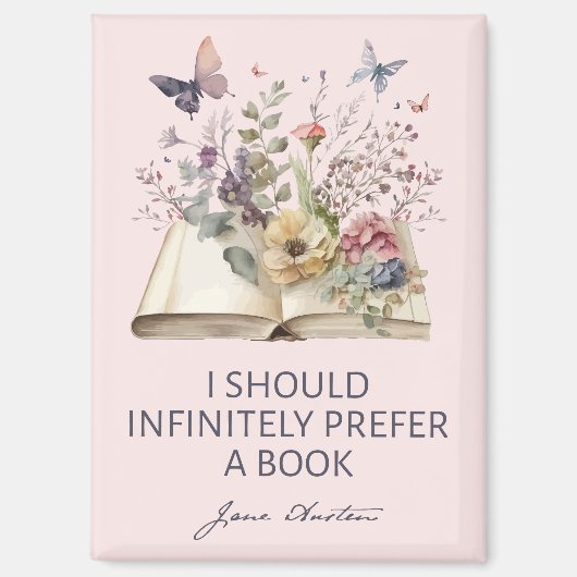 Aimant Je devrais infiniment préférer un livre II - Jane  (Recto)