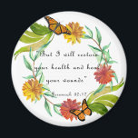 Aimant Je guérirai vos blessures - Jérémie 30:17<br><div class="desc">Je vais restaurer votre santé et guérir vos blessures - Jérémie 30:17 Magnet</div>