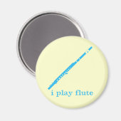 Aimant Je joue à la flute (Recto/Verso)