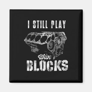 Aimant Je joue encore avec des blocs Moteur de voiture dr