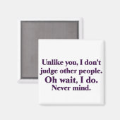 Aimant Je juge les autres (Recto/Verso)