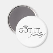 Aimant Je l'ai - Finalement Diamond Ring (Recto/Verso)