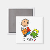 Aimant Je lis (Recto/Verso)