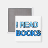 Aimant Je lis des livres (Recto/Verso)