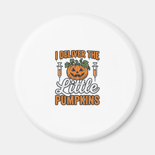 Aimant Je livre les petits citrouilles Halloween Nurse Sh