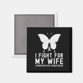 Aimant Je Lutte Pour Mon Épouse Fibromyalgie Mois B (Recto/Verso)