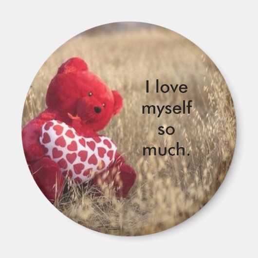 Aimant Je m'aime tellement. (Devant)