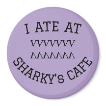 JE MANGE À L'aimant CAFE DE SHARKY