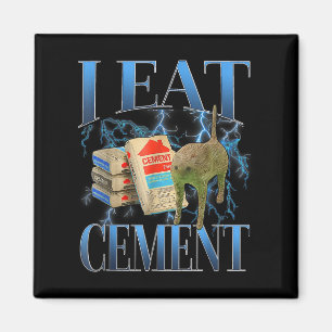 Aimant Je Mange Du Ciment Maudit Chat Drôle Mème Curieuse