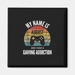 Aimant Je M'Appelle Août Et J'Ai Un Supplément De Jeu