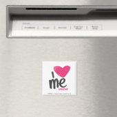 Aimant Je Me Coeur Magenta (In Situ (Lave-vaisselle))