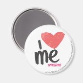 Aimant Je Me Coeur Rose (Recto/Verso)