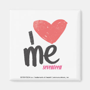 Aimant Je Me Coeur Rose