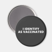 Aimant Je me déclare vacciné (Recto/Verso)