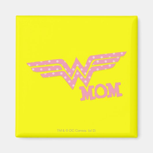 Aimant Je me demande maman rose (Devant)