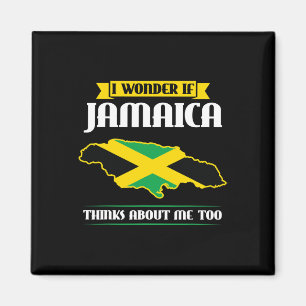 Aimant Je me demande si la Jamaïque pense aussi à moi Dra