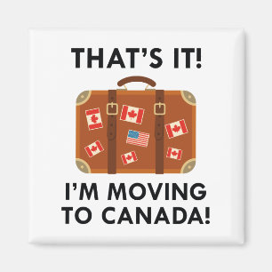 Aimant Je me déplace au Canada