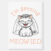 Aimant Je me fais marier Miaou ! (Recto)