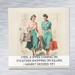 Aimant Je me sens un grand à venir drôle Retro les années<br><div class="desc">Cette conception a été créée par art numérique. Elle peut être personnalisée dans la zone fournir ou customiser en choisissant le clic pour customiser une autre option et en changeant le nom, les initiales ou les mots. Vous pouvez également modifier la couleur et le style du texte ou supprimer le...</div>
