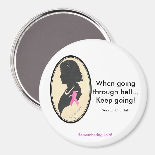 Aimant Je me souviens de Lola ! (Recto/Verso)