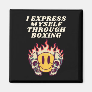 Aimant Je me suis Express par la boxe