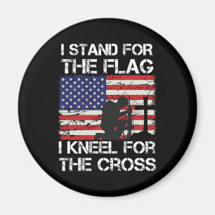 Aimant Je me tiens pour le Drapeau Kneel pour le Drapeau