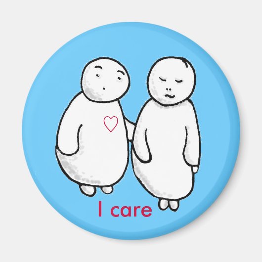 Aimant Je m'en fiche (Devant)