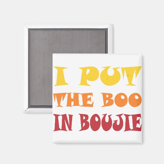 Aimant Je mets le Boo à Bougie (Recto/Verso)