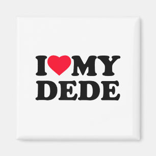 Aimant Je My Dede Heart Grand-père Famille Tank