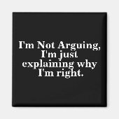 Aimant Je n'affirme pas que j'explique juste pourquoi j'a (Devant)