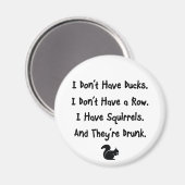 Aimant Je n'ai pas de canards (Recto/Verso)