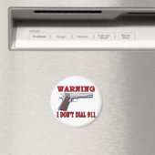 Aimant Je ne composerai pas le 911 (In Situ (Lave-vaisselle))