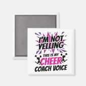 Aimant Je ne crie pas que c'est ma voix d'entraîneur (Recto/Verso)