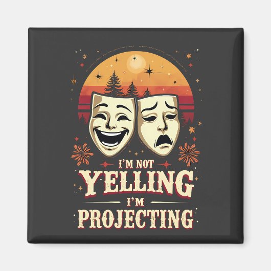 Aimant Je ne hurle pas Je projette le Théâtre Rétro (Devant)