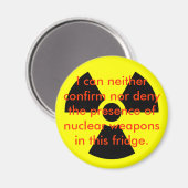 Aimant Je ne peux ni confirmer ni nier la présence (Recto/Verso)